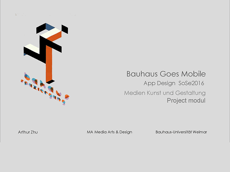 Bauhaus Walk concept