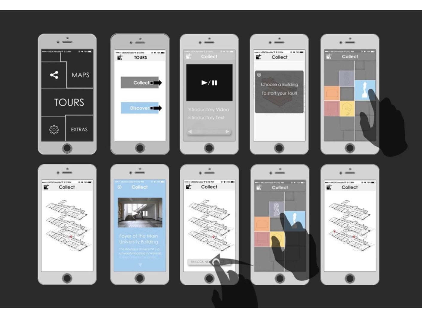 Bauhaus Walk — presentation slide 25