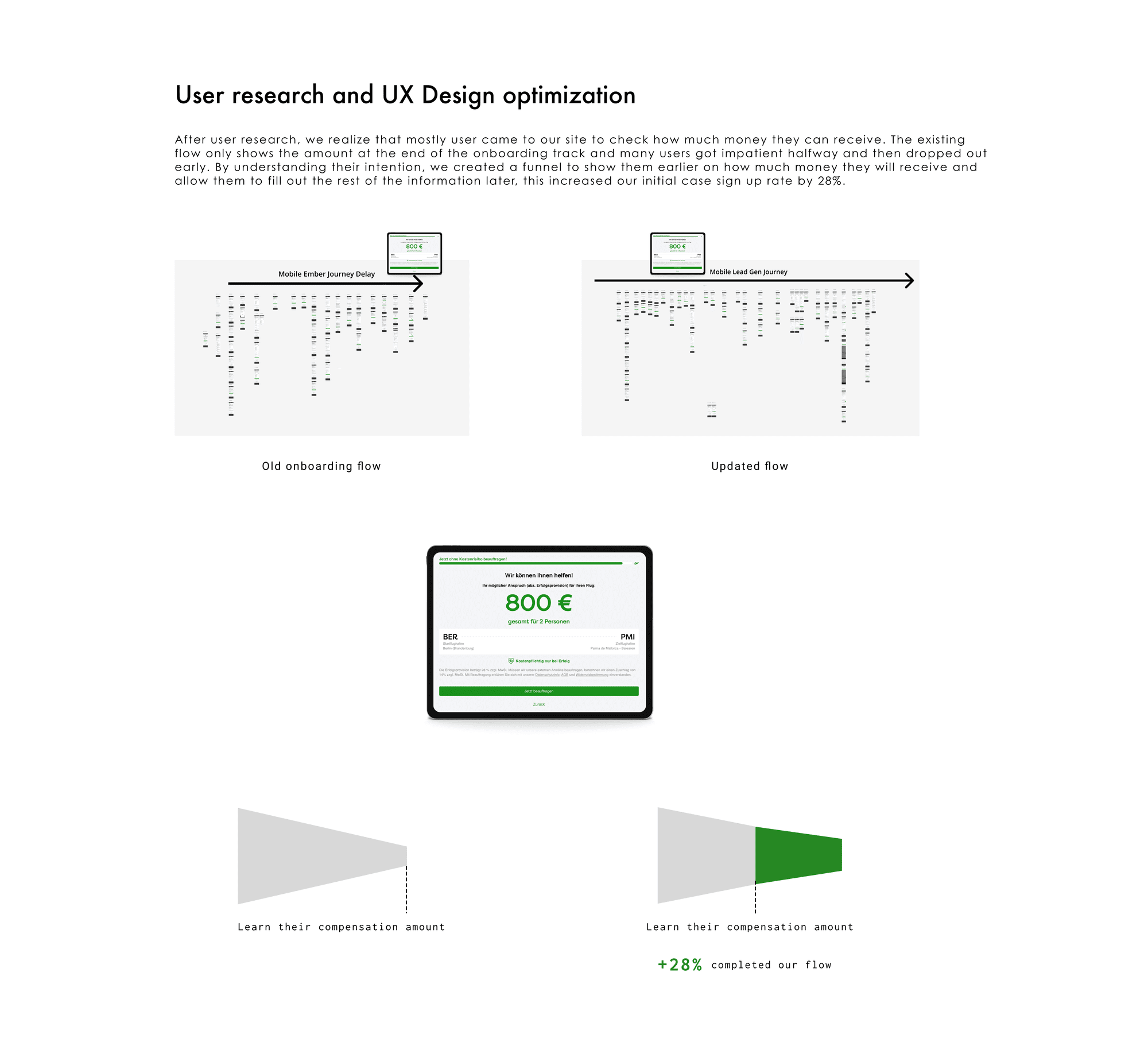 Flightright design — detail