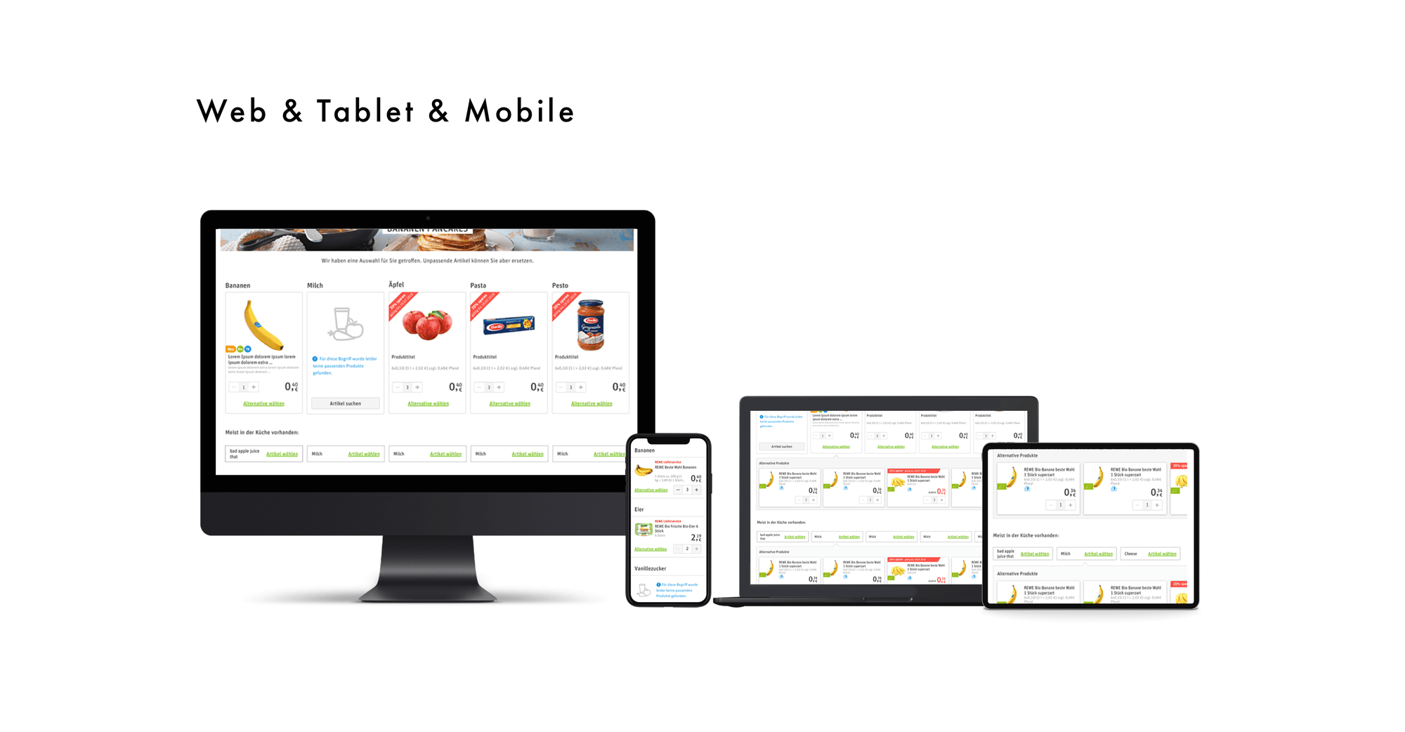 REWE Lieferservice design — detail