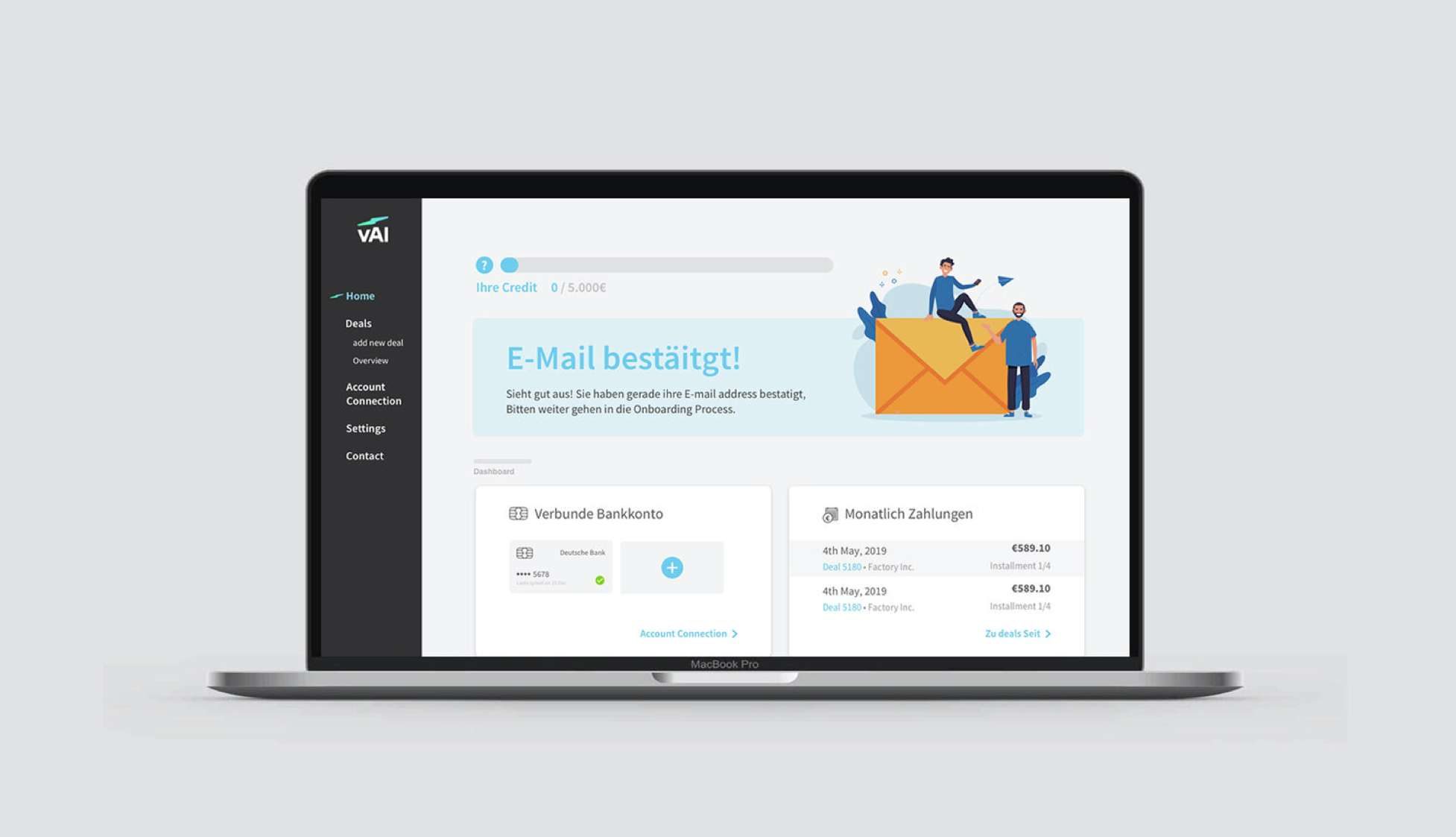 Vaitrade screens — 1